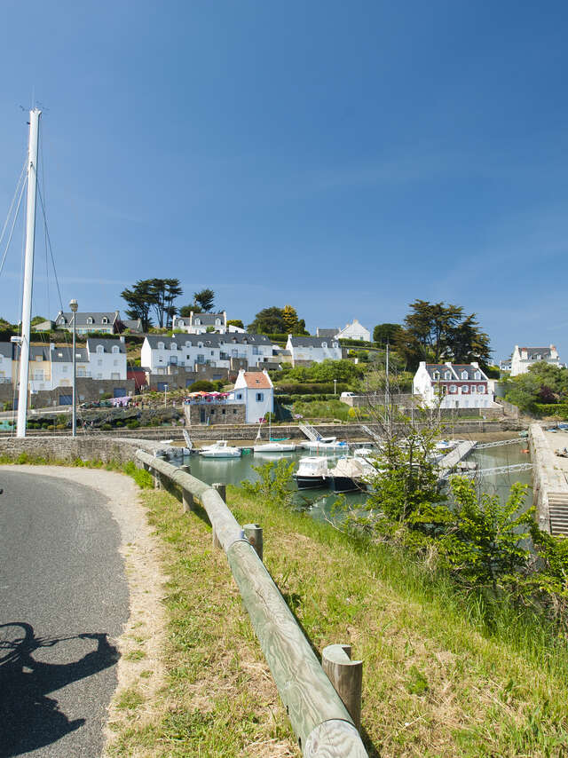 A vélo de Sauzon au village de Bangor