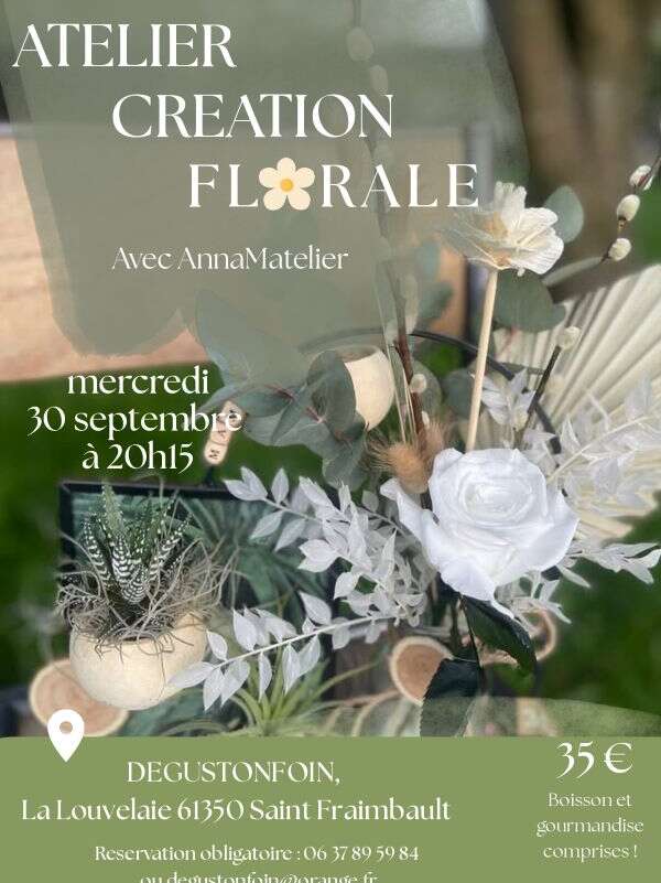 atelier création floral