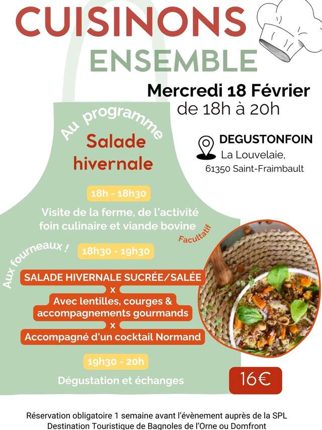 Cuisinons ensemble - Salade hivernale