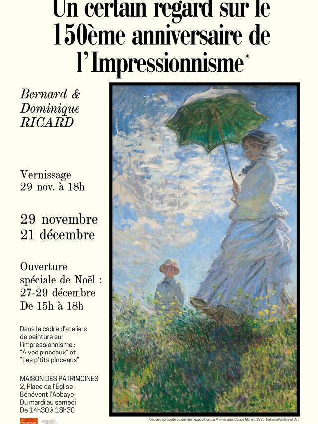 Exposition Un certain regard sur le 150ème anniversaire de l'Impressionnisme