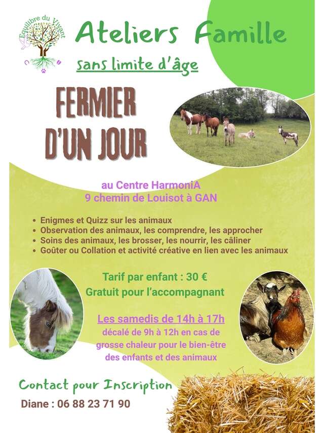 Atelier famille "fermier d’un jour"