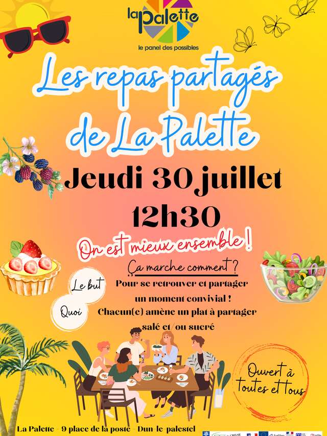 Les repas partagés de La Palette