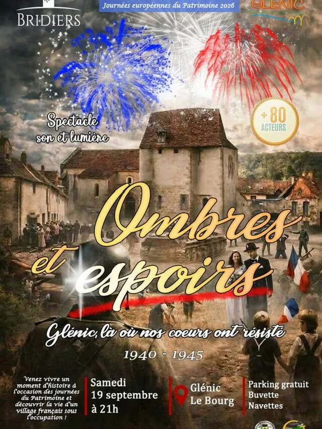 Journées Européennes du Patrimoine : "« Ombres et Espoirs » Glénic, là où nos cœurs ont résisté-1940-1945""