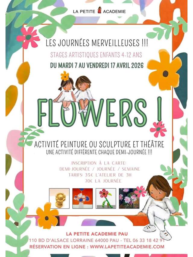 Programme vacances Avril - Stage artistique enfants