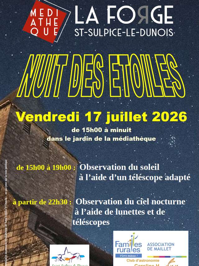 La nuit aux  étoiles