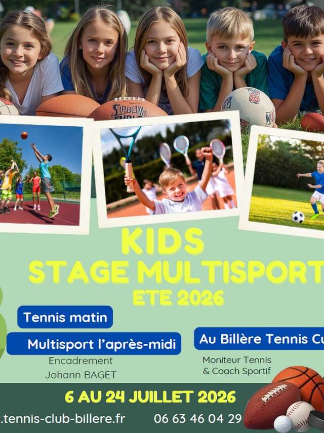 Stage kids multisports Eté 2026
