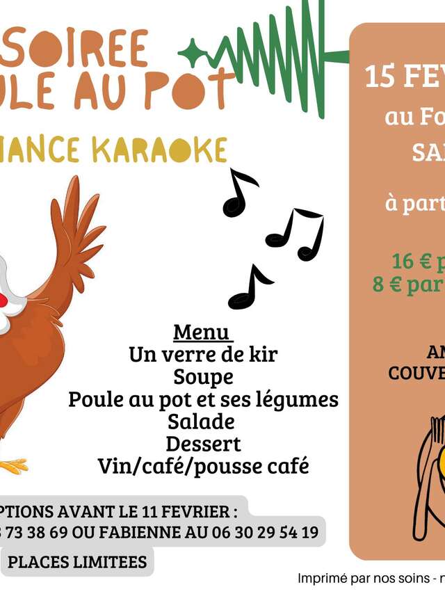 Soirée Poule au Pot - Karaoké