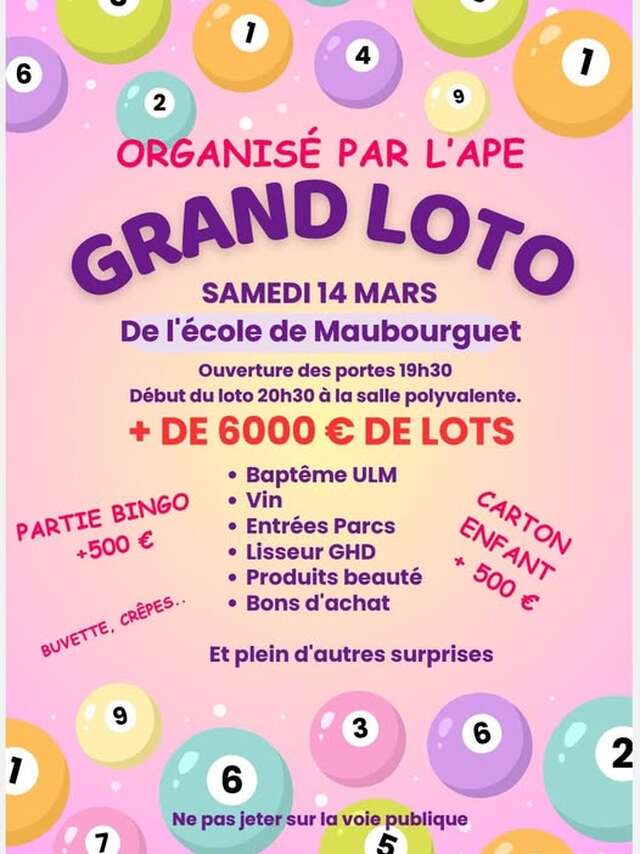 Loto & Tapas de l'APE