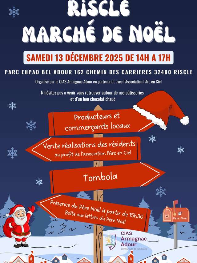 Marché de Noël local.