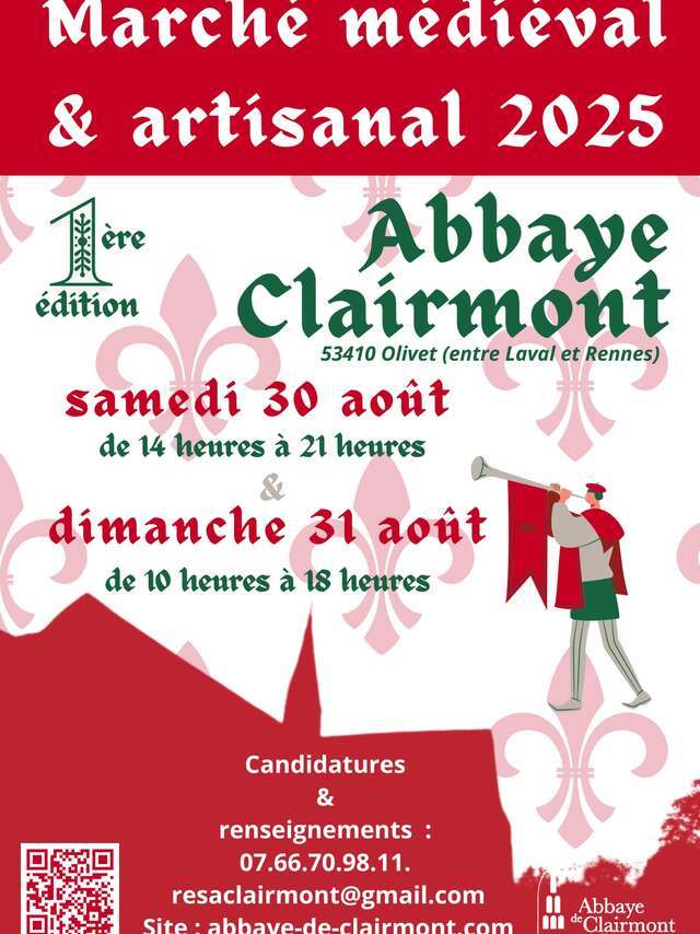 Marché médiéval à l'Abbaye de Clairmont