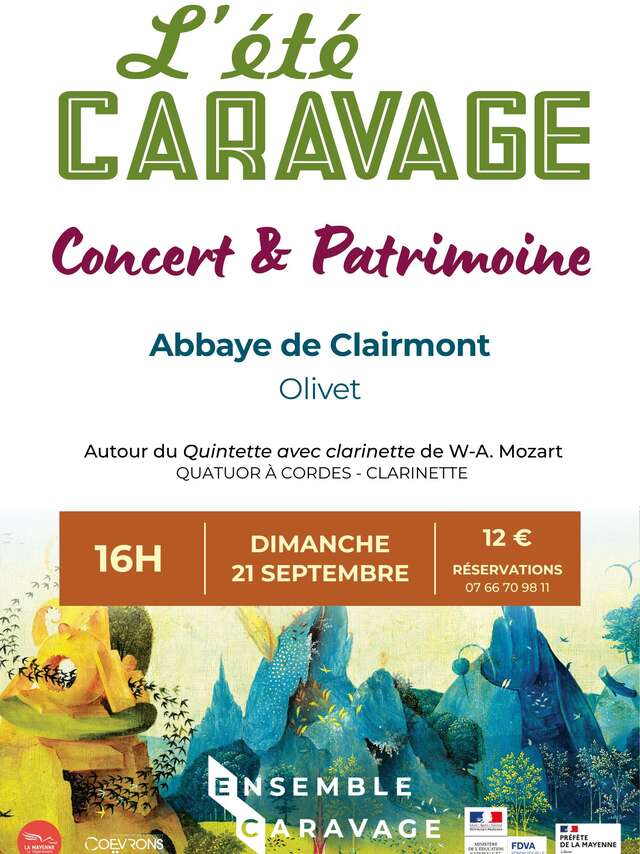 L'été Caravage à l'Abbaye de Clairmont