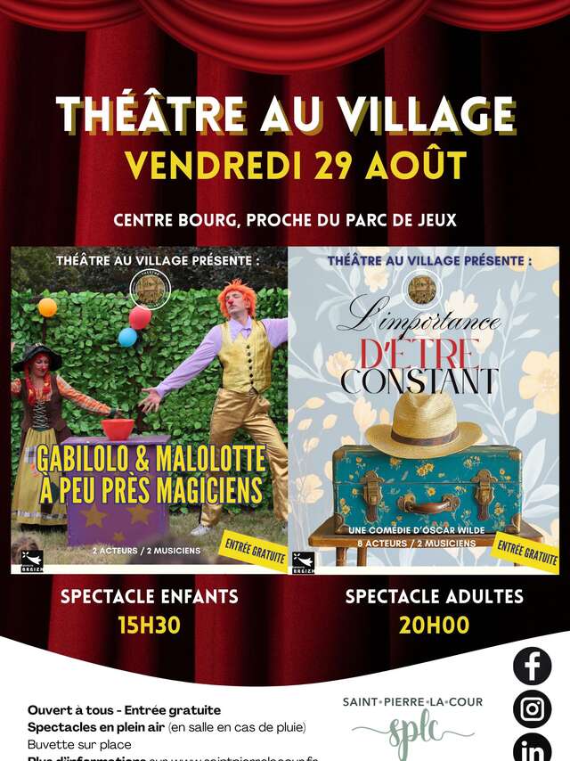 Théâtre au village