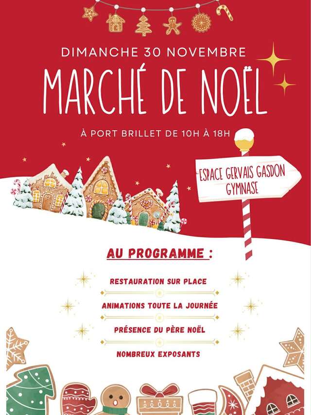 Marché de Noël à Port-Brillet