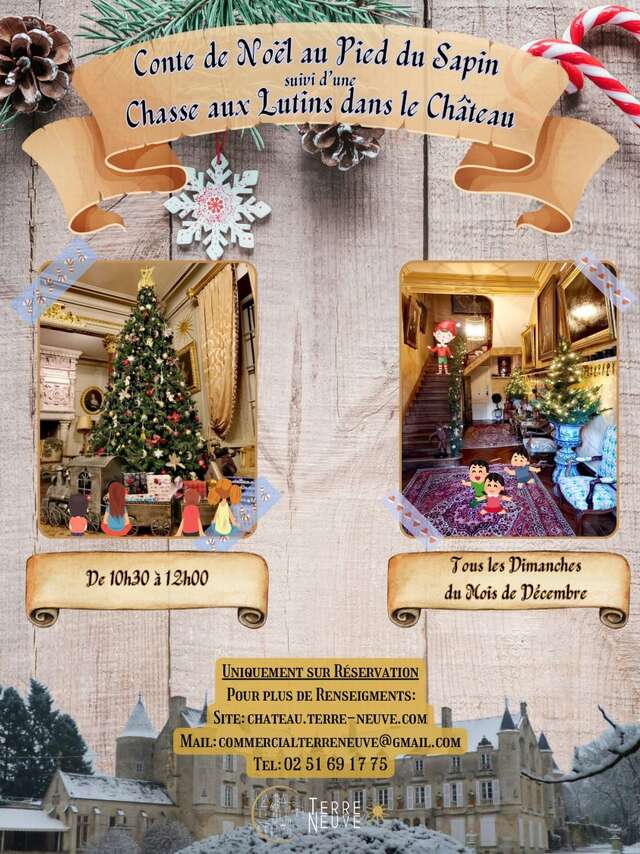 CONTE DE NOËL ET CHASSE AUX LUTINS AUX CHÂTEAU DE TERRE-NEUVE