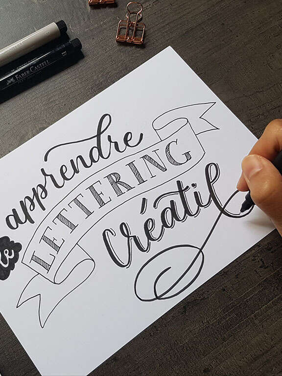 Immersion créative autour du lettering et de la calligraphie