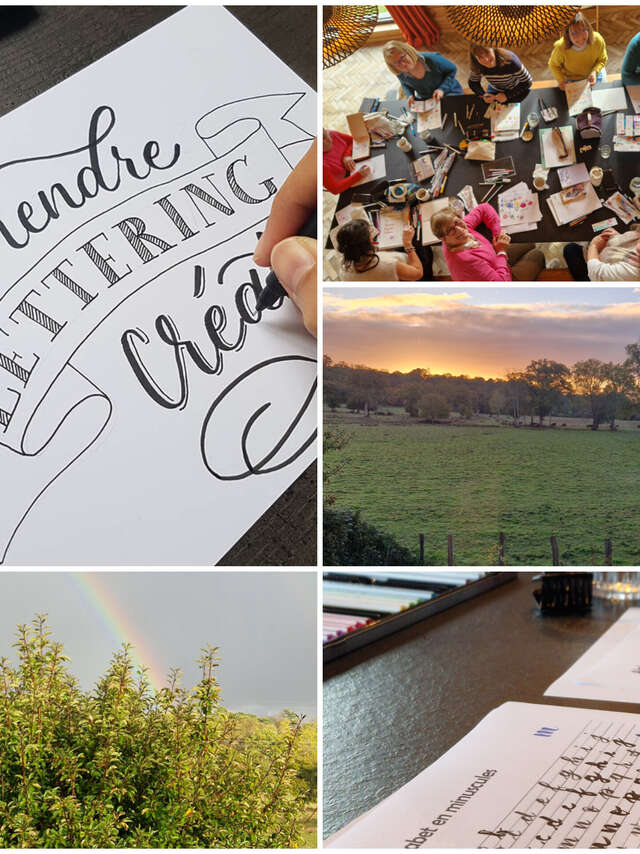 Immersion "Lettering Créatif" calligraphie moderne