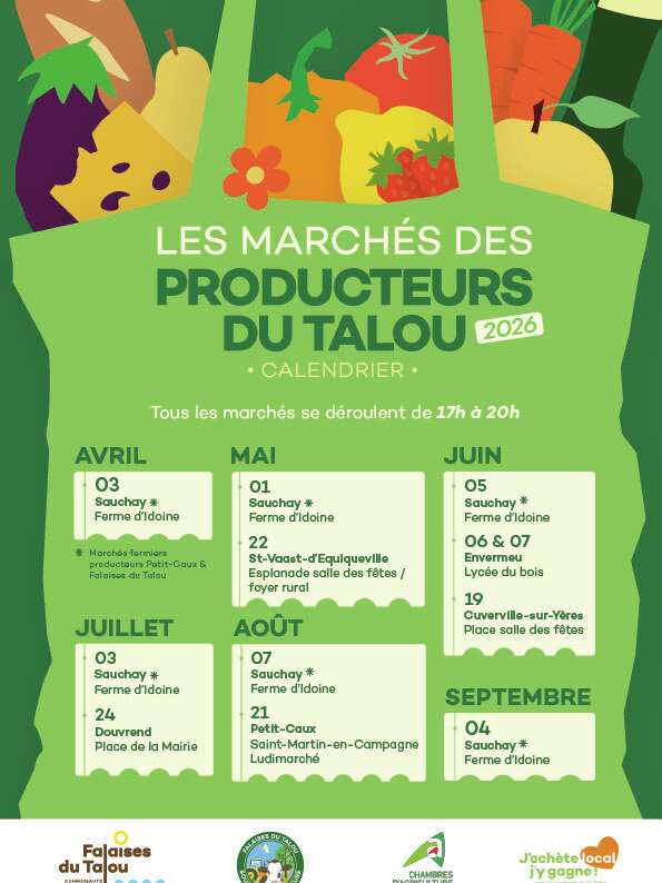 Marché fermier à la Ferme d'Idoine
