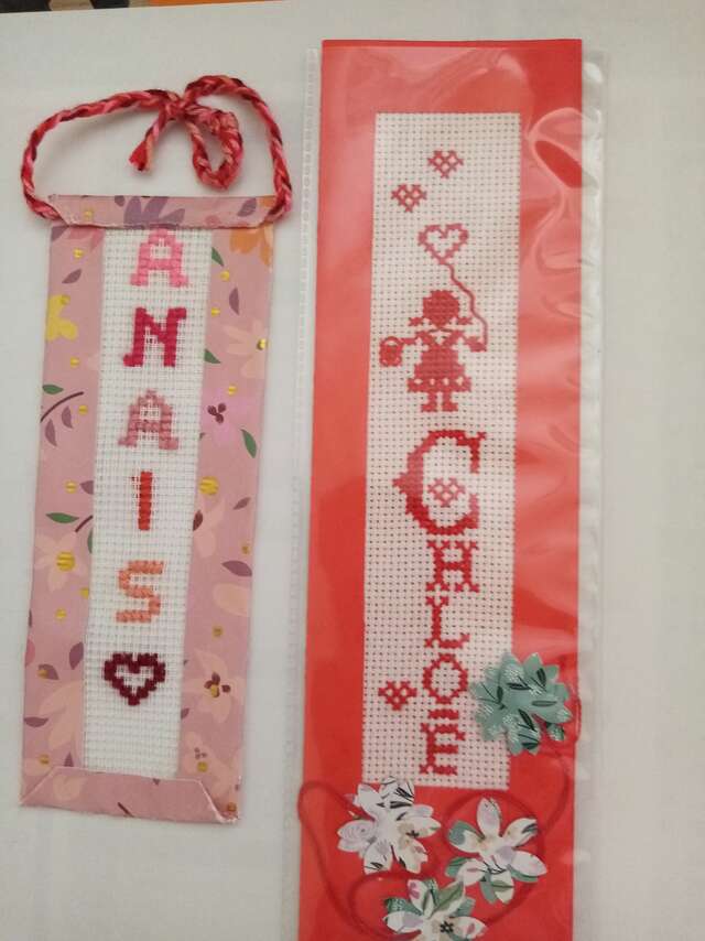 Atelier Point de croix sur canevas