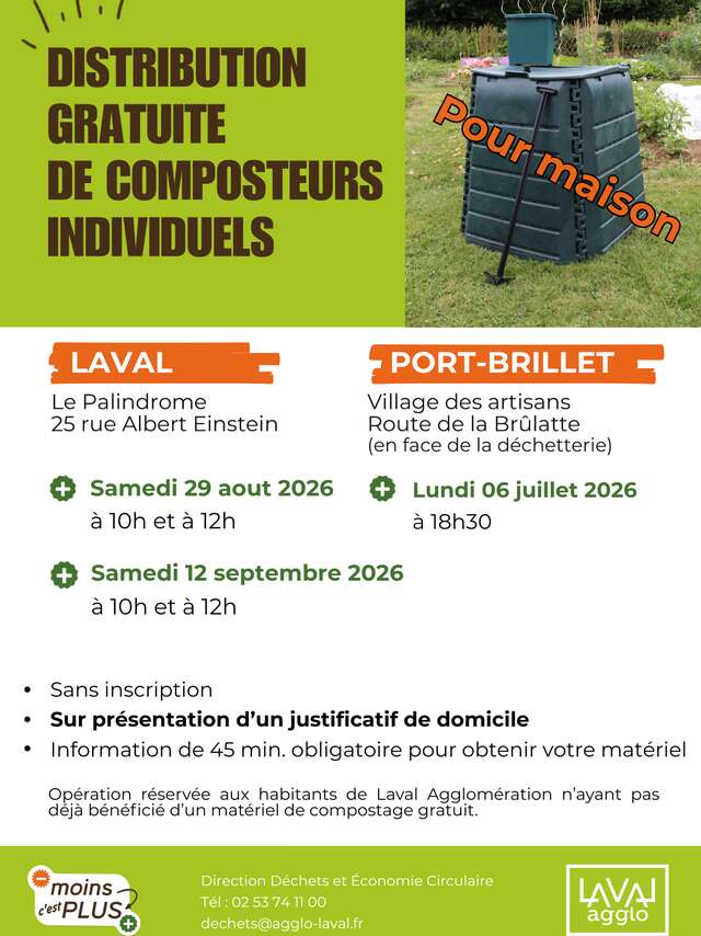 Information et distribution de composteur