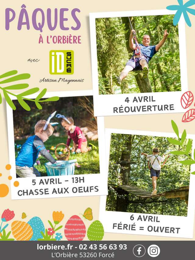 Réouverture et chasse aux oeufs