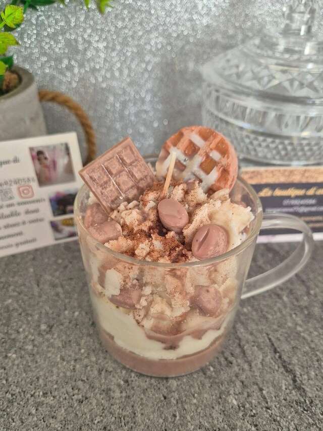 Confection bougie en cire de soja