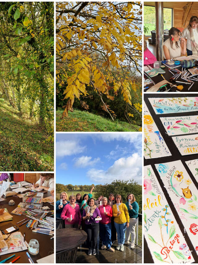 Stage Lettering Créatif (calligraphie et effet aquarelle)