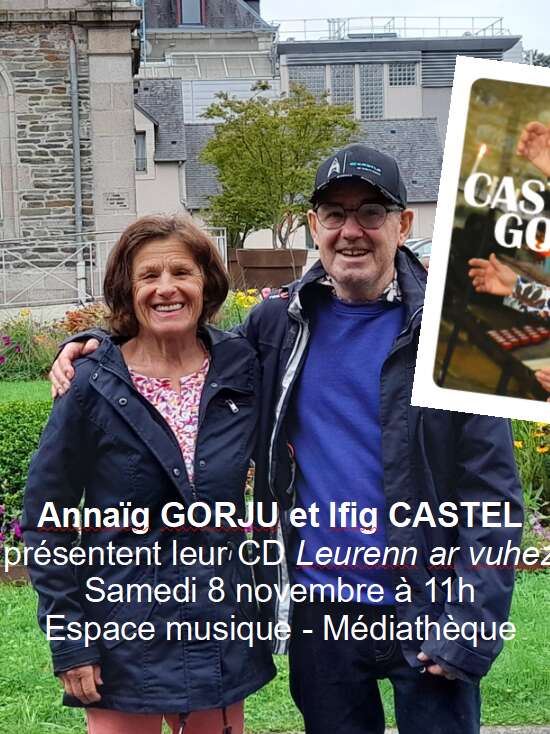 Présentation du CD Leurenn ar vuhez avec Ifig Castel et Anaïg Gorju