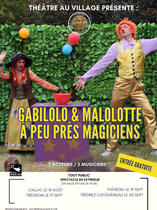 Théâtre au Village - Gabilolo et Malolote / L'importance d'être Constant