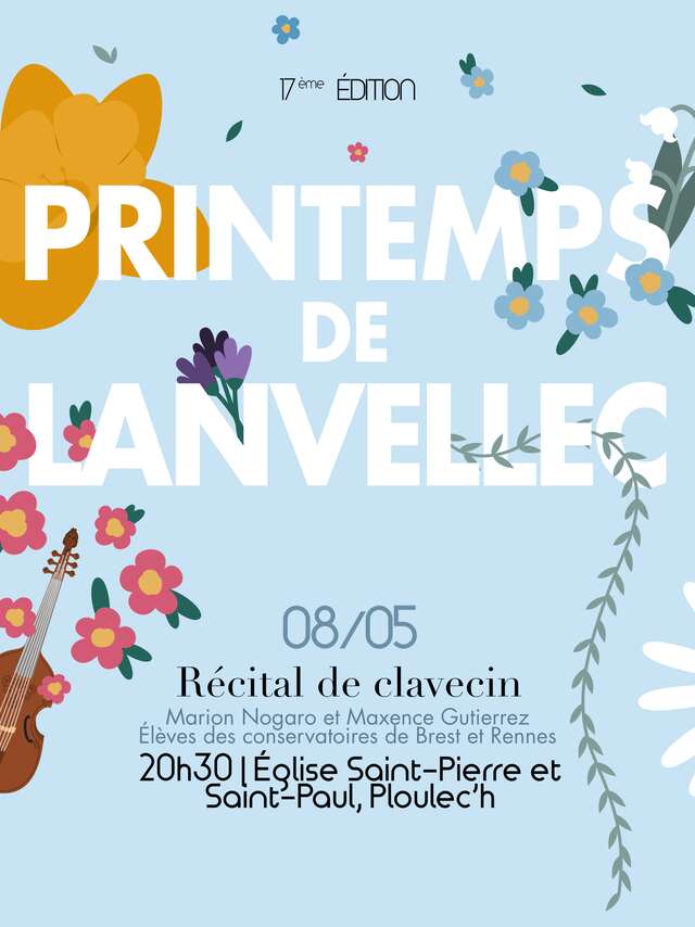 Récital de clavecin avec Marion Nogaro et Maxence Gutierrez