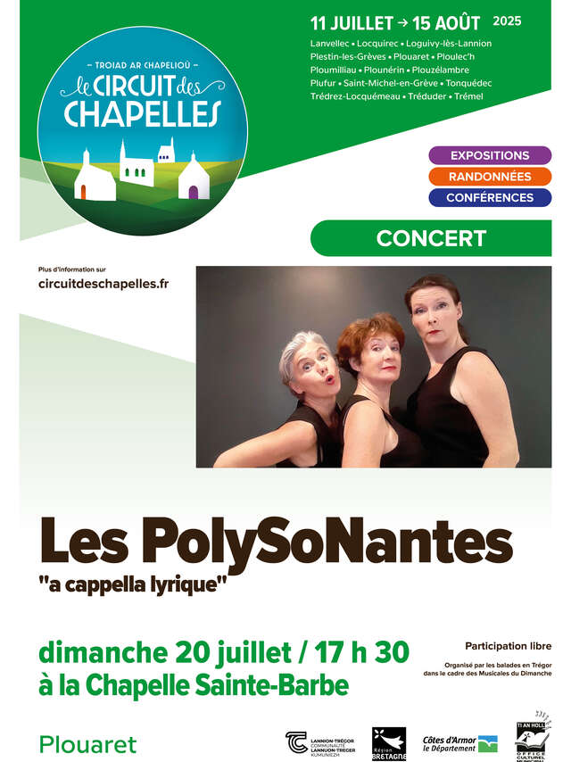 Les PolySoNantes - A cappella lyrique - Circuit des Chapelles