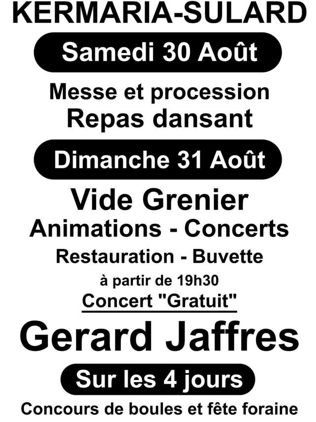 Fête patronale de Kermaria -Sulard et Pardon de Notre Dame de la Joie