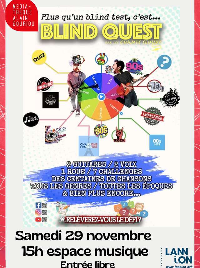 Un blind test, non. Un Blind Quest, oui !