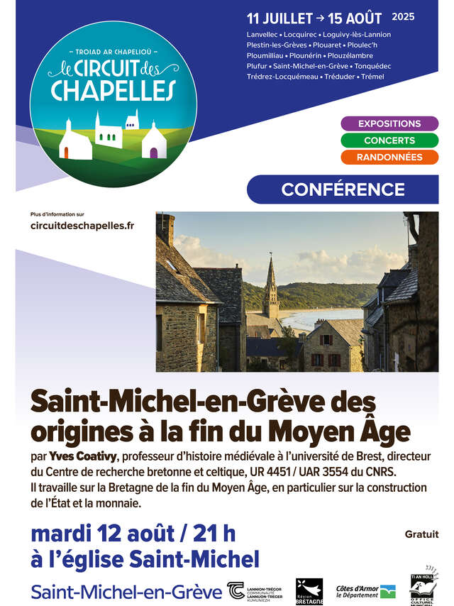Saint-Michel-en-Grève des origines à la fin du Moyen Âge - Circuit des Chapelles