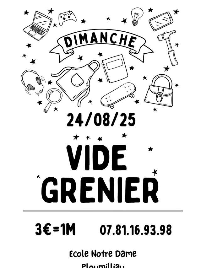 Vide-grenier de l'école Notre-Dame