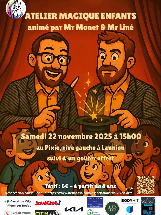 Atelier de magie pour les enfants