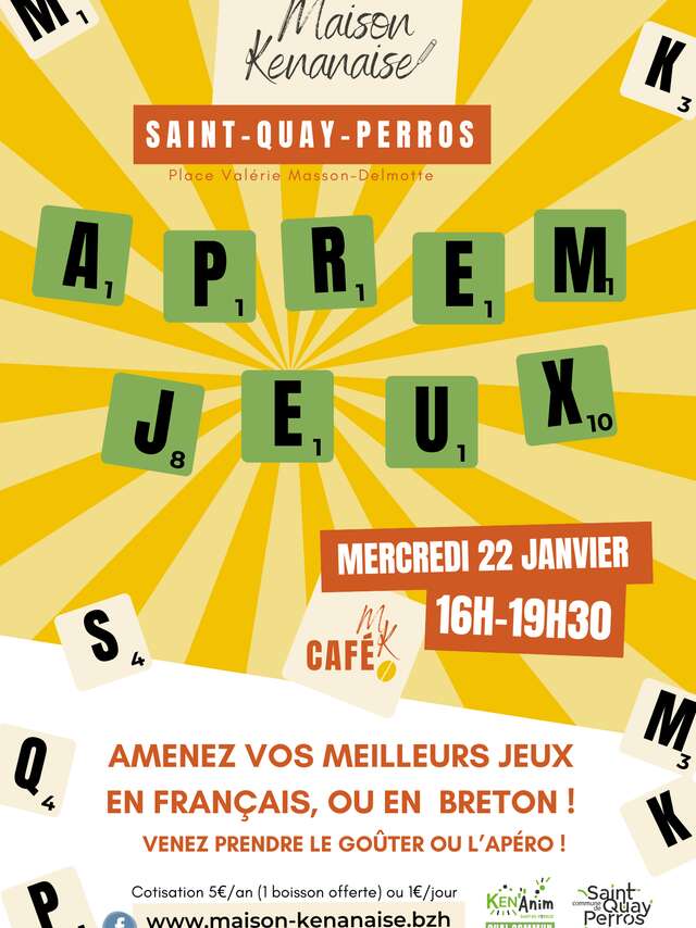 Aprem' Jeux Goûter Apéro