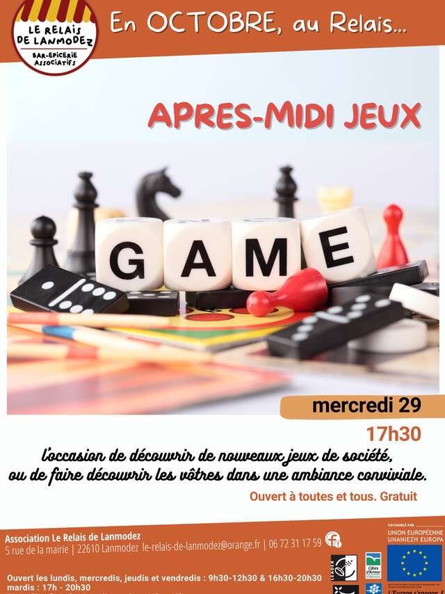 Après-midi jeux