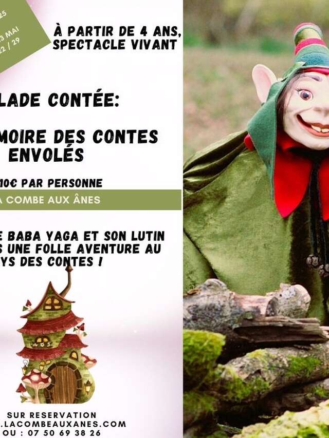 Le grimoire des contes envolés - spectacle vivant : A partir de 4 ans