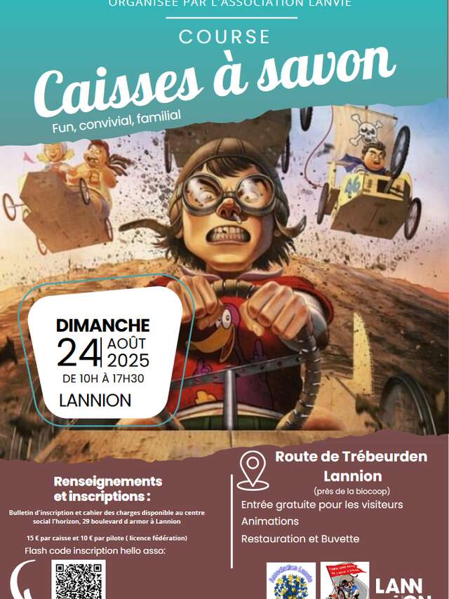 Course caisses à savon