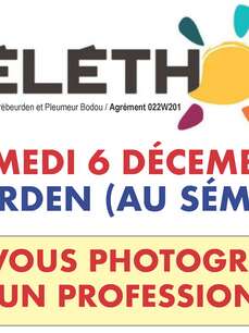 Téléthon - Séances de photographie