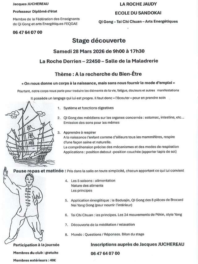 A la recherche du bien-être - stage découverte