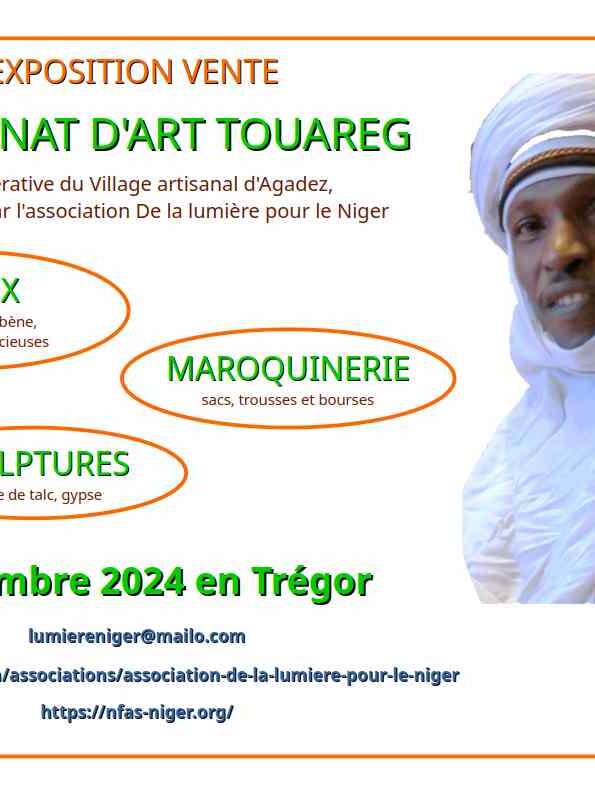 Exposition-vente d'artisanat d'art Touareg