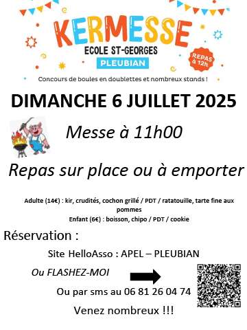 Kermesse de l'école St Georges