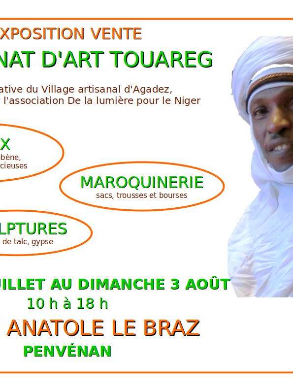 Exposition-vente d’artisanat d’art Touareg