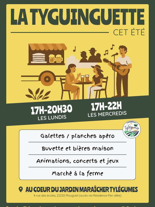 Guinguette musicale à la ferme Tylégumes