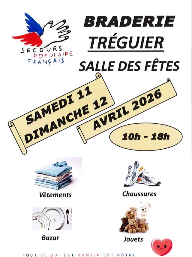 Grande braderie du Secours populaire