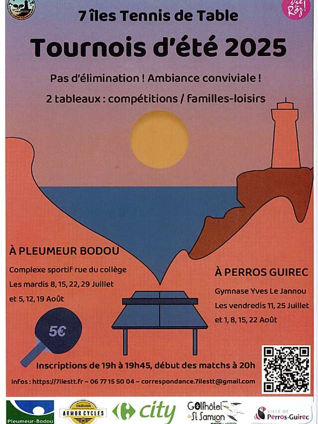 Stages d'été - Tennis de table