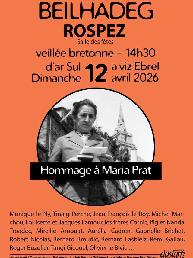 Veillée hommage à Maria Prat 