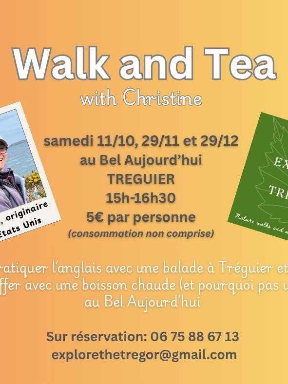 Walk and Tea with Christine in Tréguier