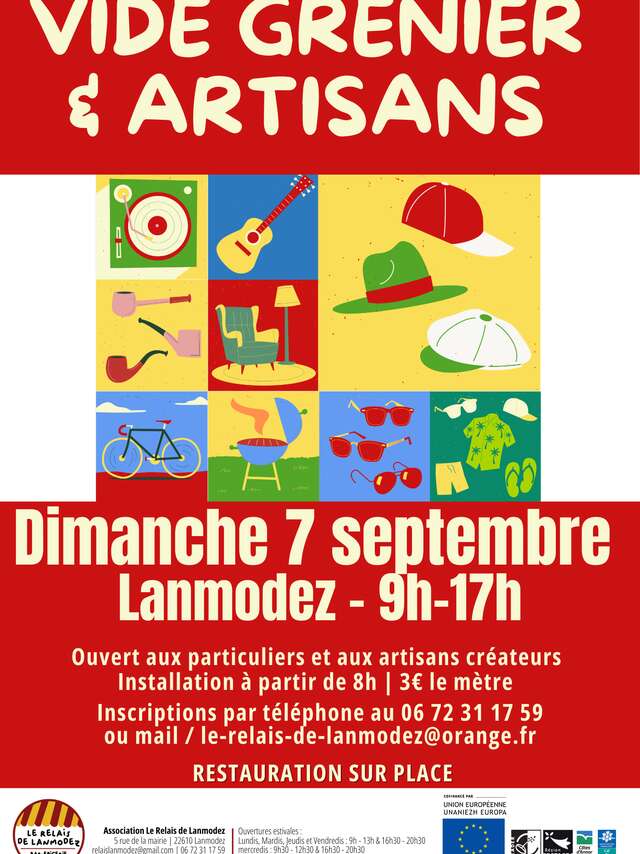 Brocante au Relais de Lanmodez